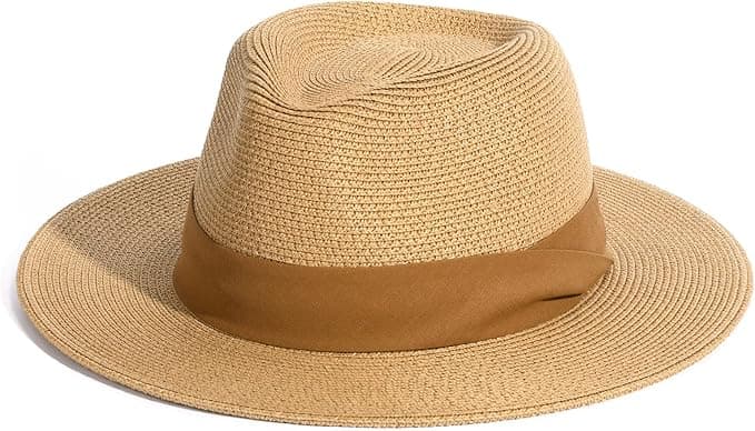 brown hat